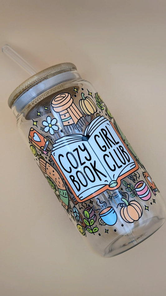 Cozy Girl Bookclub Tumbler