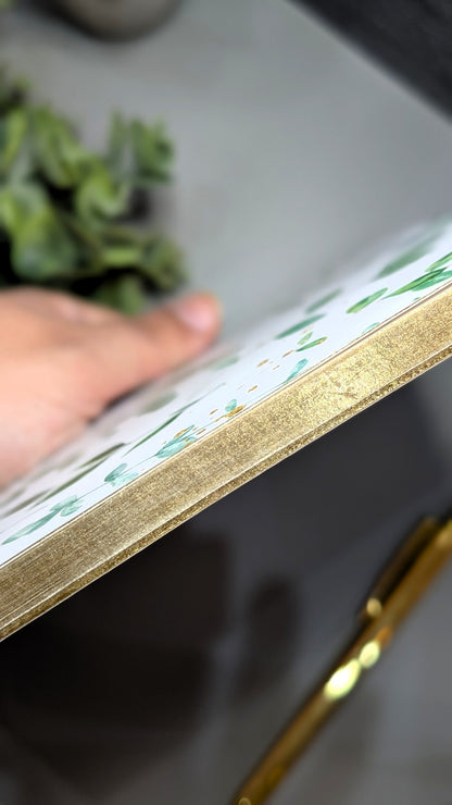 Gilded Green Notepad