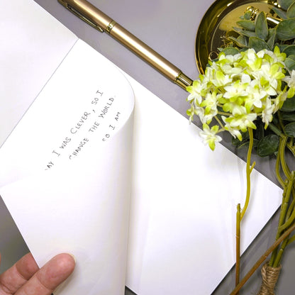 Gilded Green Notepad