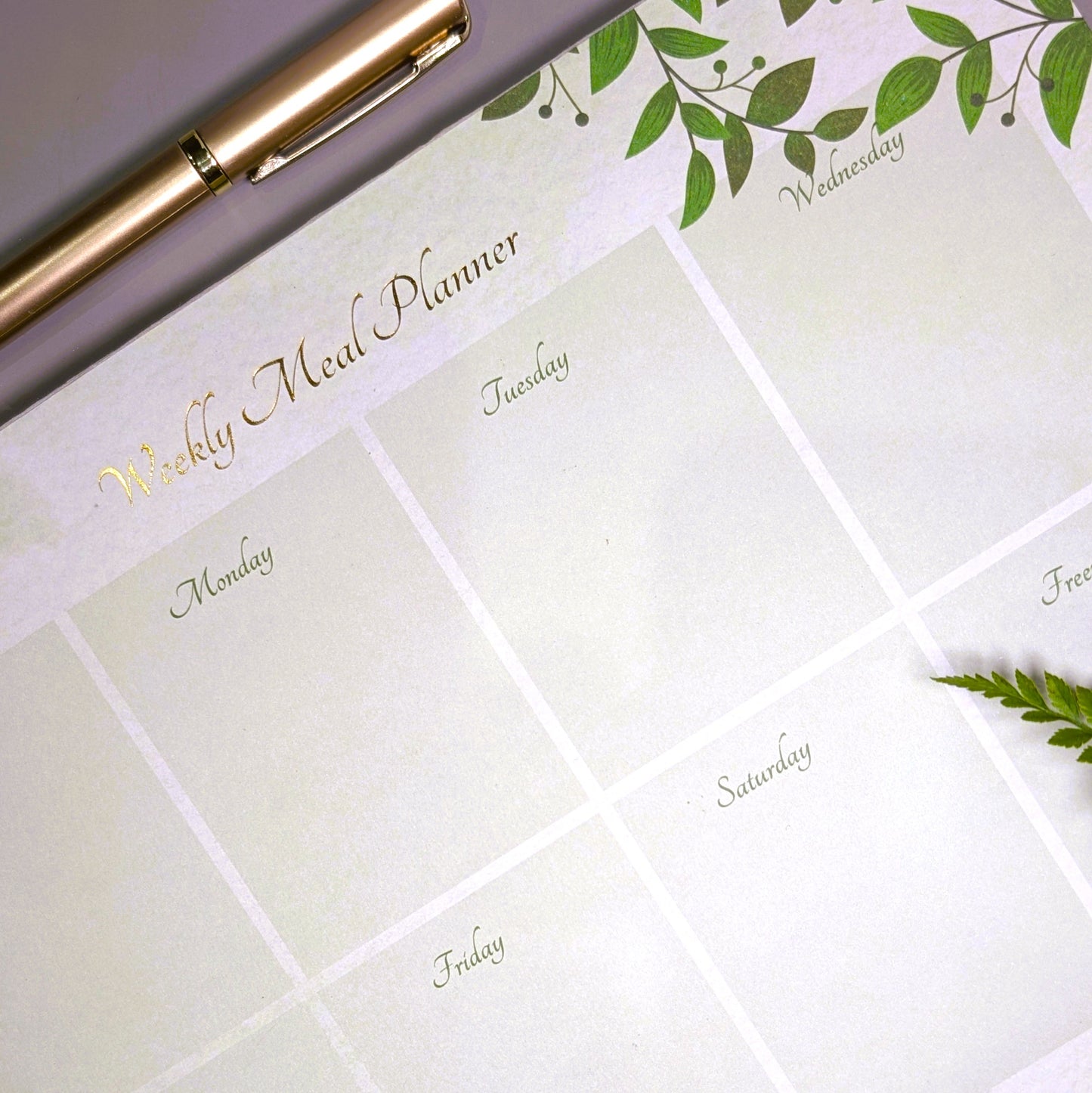 Verde Meal Planner