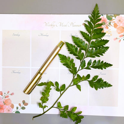 Pink Blooms Meal Planner